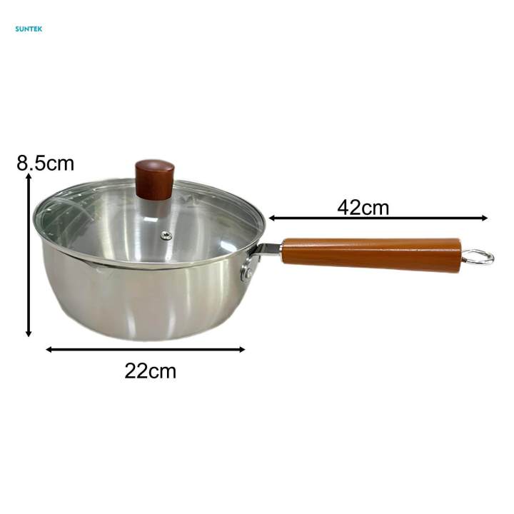 Stainless%20Steel%20Saucepan%20with%20Scale%20Wood%20Handle%20for%20Hotel%20Kitchen%20Camping%20Diameter%2022cm%20-%20Image%209