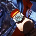 SIBOTTE Tourbillon Hollow out Mechanical watch for men 50M Waterproof Steel shell Luxury Men watches Sapphire Luminous Man watch. 