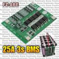 FZ 3S 25A 12V Li-ion 18650 Lithium Protection Board BMS PCB Short Circuit.