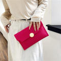 Fashion Evening Clutches Business Women's Bag Handheld Envelope Bags Felt Indentation Handbag Solid Color Handbag.