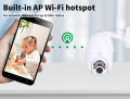 V380 Pro Ptz Dome IP Security Camera Wifi Security Waterproof Outdoor Surveillance Full-color Night Vision CCTV Camera.