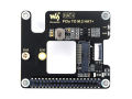 Waveshare PCIe To M.2 Adapter for Raspberry Pi 5, Supports NVMe Protocol M.2 Solid State Drive, HAT + Standard. 