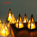 3D Triangle Electronic Candle-Holder LED Candle Night Light Party Atmosphere Decoration Ornament Props Home Decor. 