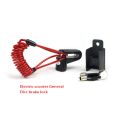 M365 Electric Scooter Anti-Theft Lock Accessories Parts Multi-Function Anti-Theft Lock for Xiaomi Disc Brake Lock (Black). 