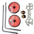 Bicycle Cycle Side Supporter Wheel Set for 20 inch Bicycle Plastic and Steel Bicycles Side Supporter for Baby Bicycle. 