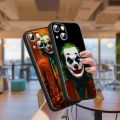 The Dark Knight villain Joker Phone Case For Apple iPhone 14 13 12 11 mini XS XR X Pro Max 8 7 6S 6 Plus Black Soft Cover. 