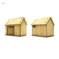 1:72building Model Kits Wooden Model Kits Ornaments Handmade Layout Scenery, DIY Assembly Kits for Diorama Accessory. 