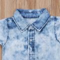 Toddler Baby Boys Kids Short Sleeve Denim Shirts Babies Kids Jean Tops T-shirts Clothes Cool Boy Clothing. 
