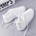 【Alien Alien】 Women's Sneakers Casual Sports Shoes for Women Breathable Embroidered Flower Lace-Up Flat White Tenis Shoes Zapatillas Hombre. 