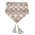 Tassels Table Runner Jacquard Table Cloth Dining Tea Table Decoration Tablecloth Cover Cloth Bed Runner Table Mat Home Textile. 