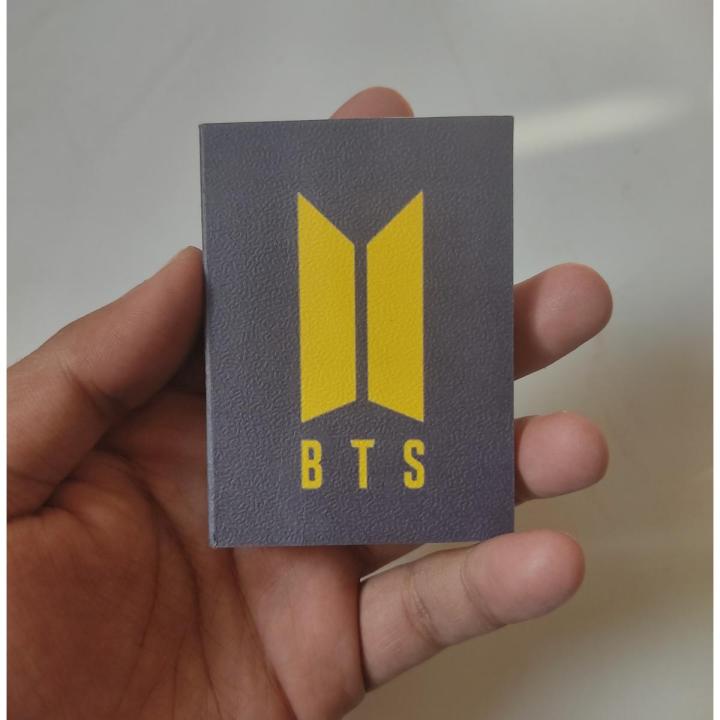 BTS black yellow cover MINI Notebook (3.1"/2.3" size)