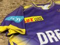 IPL Kolkata KKR Cricket Team Jersey 2024 Premium Quality Short Sleeves- Honeycomb Fabric KKR Jersey 2024. 