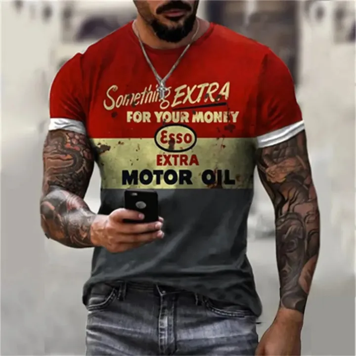 Castrol%20Men's%20T-Shirt%203D%20Graphics%20Texaco%20Car%20Oil%20Pullover%20Fashion%20Summer%20Casual%20Top%20Sweatshirt%20Men's%20Clothing%20Harajuku%20T-Shir%20-%20Image%204
