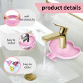 ECHIDNA Faucet Splash Catcher Eco-friendly Sink Faucet Anti-Splash Drain Pad Countertop Protector. 