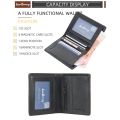 baellerry Korean version multi-card zipper canvas wallet fashion horizontal open wallet men's short wallet. 
