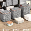 Clothes Storage Bins Cute Teddy Bear Quilt Storage Bag Wardrobe Sorting Storage Bucket Closet Storage Box Blanket Sorting Box Gonghpng. 