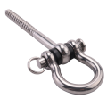 2 Pcs 304 Stainless Steel Screw Bracket Heavy Duty 180° Swing Hangers.