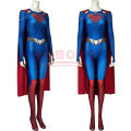 Superhero Cosplay Blue Bodysuit SuperWomen Zentai Costumes Womloak SuperGirl Cos Jumpsuit Rompers Aldult Outfits Role Play.
