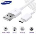 Samsung 3 Pin 15 Watt Fast Charger With Data Cable. 