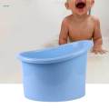 Infant Bath Bucket Anti Slip Portable High Back Support Thickened Baby Tub Bucket for Infants Kids. 