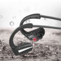 P10 wireless control ear rear mounted sports Bluetooth earphones, memory coil extension cable.