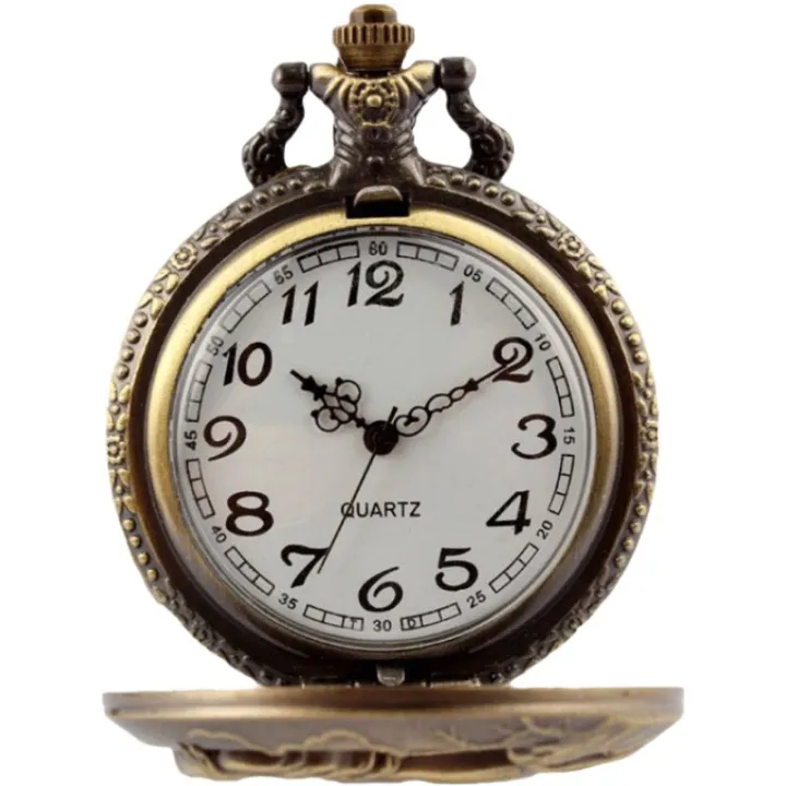 Zodiac%20large%20watch,%20stylish%20creative%20embossed%20vintage%20bronze%20pocket%20watch%20with%20chain%20flap,%20small%20quartz%20watch%20-%20Image%205