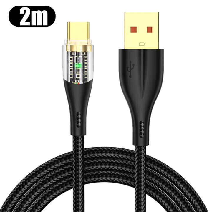 120W%20Transparent%20Head%20Woven%20C%20Type%20Data%20Cable%20-%20Type-C%20Super%20Fast%20Charging%20Cable%20-%20Durable%20Flash%20Charge%20For%20All%20Android%20Phone%20-%201/1.5/2M%20Digital%20Show%20Charger%20with%20Night%20Light%20-%20Image%209