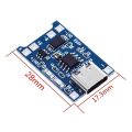 2 x Type C TP4056 TP-4056 TP 4056 5V 1A With Current Protection Charger Circuit Module For Li-ion Lithium Lipo 18650 AA AAA Battery Charging Circuit Board. 