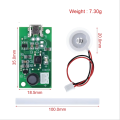 USB Mini Humidifier DIY Kits Mist Maker and Driver Circuit Board Fogger Atomization Film Atomizer Sheet Mini Oscillating Multi Plug.