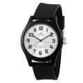 UniSilver TIME Men's Black Analog Rubber Watch KW4427-1005.