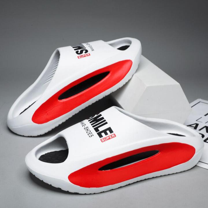 New Summer Sneaker Slippers For Women Men Thick Bottom Platform Slides Soft EVA Hollow Unisex Sports Sandals Casual Beach Shoes