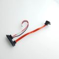 SATA To IDE Hard Drive Power Adapter Cable 90 Degree Angle 22P 7+15Pin 7+2Pin 11cm. 