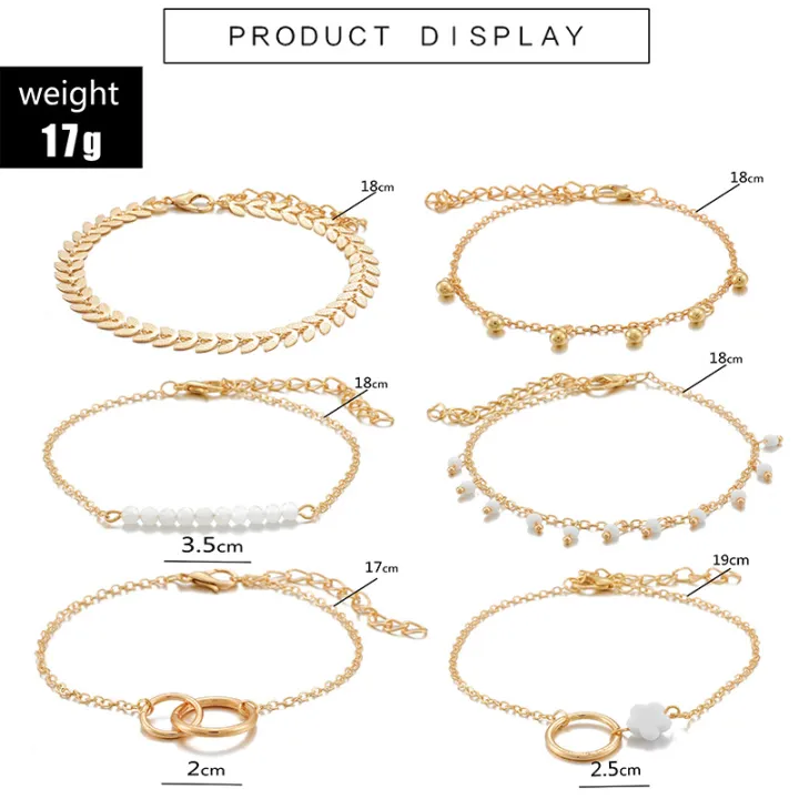 6pcs/sets%20Bohemian%20Beaded%20Bracelets%20for%20Women%20Pretty%20Flowers%20Leaf%20Hollow%20Out%20Geometry%20Adjuatble%20Tassel%20Jewelry%209143%20-%20Image%202
