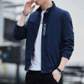 Spring Autumn Casual Solid Fashion Slim ber Jacket Men Overcoat Arrival Baseball Jackets Men's Jacket M-6XL Top. 