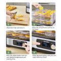 BioloMix BD1200 Food Dryer Dehydrator, 5 Trays, 10L Capacity, BPA FREE, Digital Timer, Temperature Control, for Fruit Vegetable Snacks. 