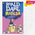 Matilda by Roald Dahl -White - Paperback. 