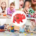Squeeze Fidget Toy Squishy Toys Color Dinosaur Model Decompression Squeeze Toy. 