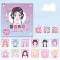 Make A Face Sticker Book DIY Activities with 12 Face Pages and 100 Makeup Stickers Funny Wacky and Funny Faces for Kids Birthday Gift Girls.