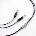 Headphone extension cord-2 x Headphone cable For Sol Republic Master Tracks HD V8 V10 V12 X3-Black.