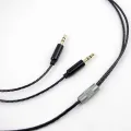 Headphone extension cord-2 x Headphone cable For Sol Republic Master Tracks HD V8 V10 V12 X3-Black. 
