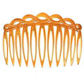 Plastic Plastic hair side combs Fine Straight teeth Bridal French hair comb Tortoise Straight teeth hair clip comb for Hair. 