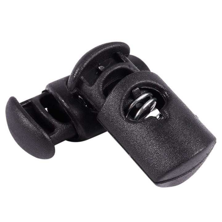 Diameter%208%20mm%20Hole,%20Cord%20Cord%20Stopper%20Laces%20Snap%20Hook,%20Black,%2020%20Pcs%20-%20Image%205