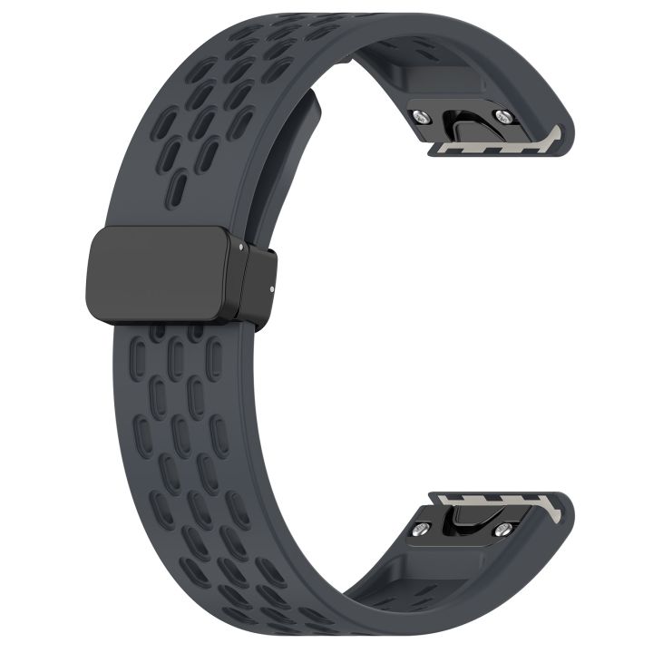 20mm%20Folding%20Buckle%20Hole%20Silicone%20Watch%20Band%20For%20Garmin%20Fenix%207S%20Solar%20-%20Image%2010
