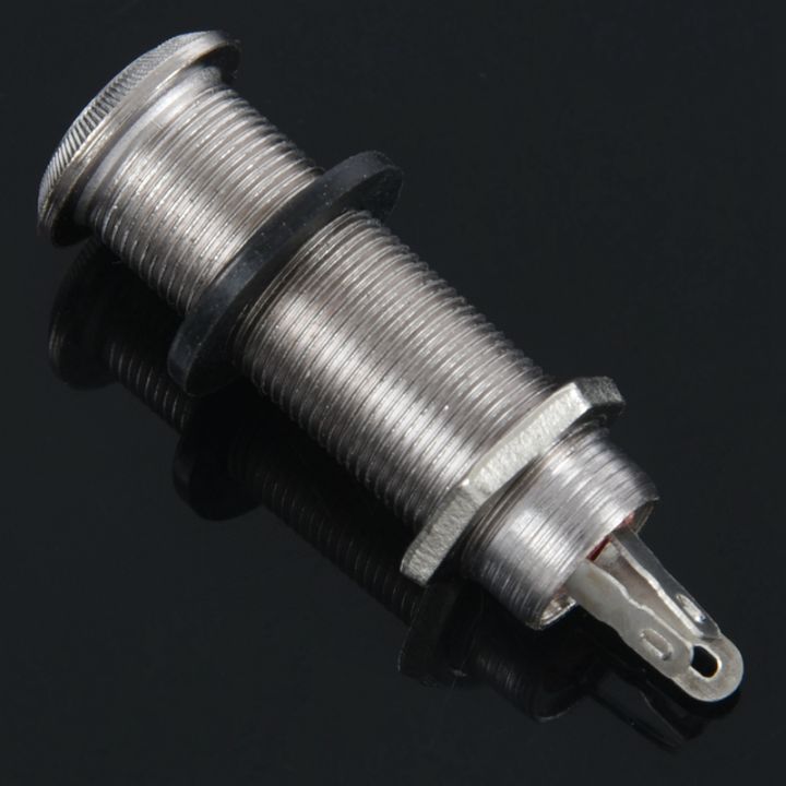 Electric%20Guitar%20Jack%20Chrome%20Threaded%20Cylinder%20Output%20Input%20Jack%20Plug%20Sockets%201/4%20inch%20for%20Electric%20Guitar%20-%20Image%207