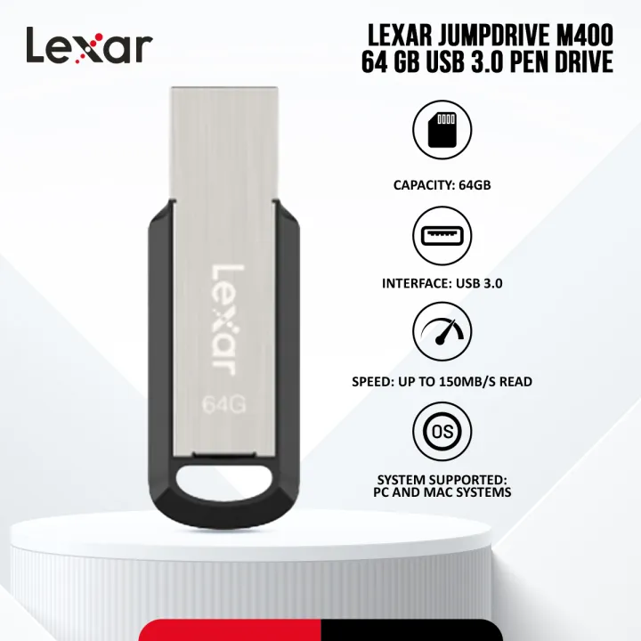 Lexar%20JumpDrive%20M400%2064GB%20USB%203.0%20Pen%20Drive%20with%20256-bit%20AES%20Encryption%20-%20PC/Mac%20Compatible%20-%20Stylish%20and%20Durable%20-%20Image%203