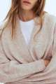 Womens Soft Wool Blend Long Knit Cardigan From Levin. 