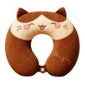 Cute neck pillow for travel women pink | Soft neck pillow for car and bus journey as long time | special gift items for girl friend | Neck treavel pillow for home decor and car decoration |. 