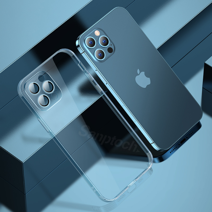 Sanptoch Full Lens Glass Phone Case For iPhone 11 Pro Max