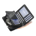 New Business Men Wallets Zipper Card Holder High Quality Male Purse New PU Leather Vintage Coin Holder Men Wallets.