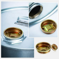 12 Pack Steel Bung Plug Drum Bung 2 and 3/4 Inch Bung Hole Cap 55 Gallon Drum Caps As Shown Metal Bung Caps with Plated Coated.
